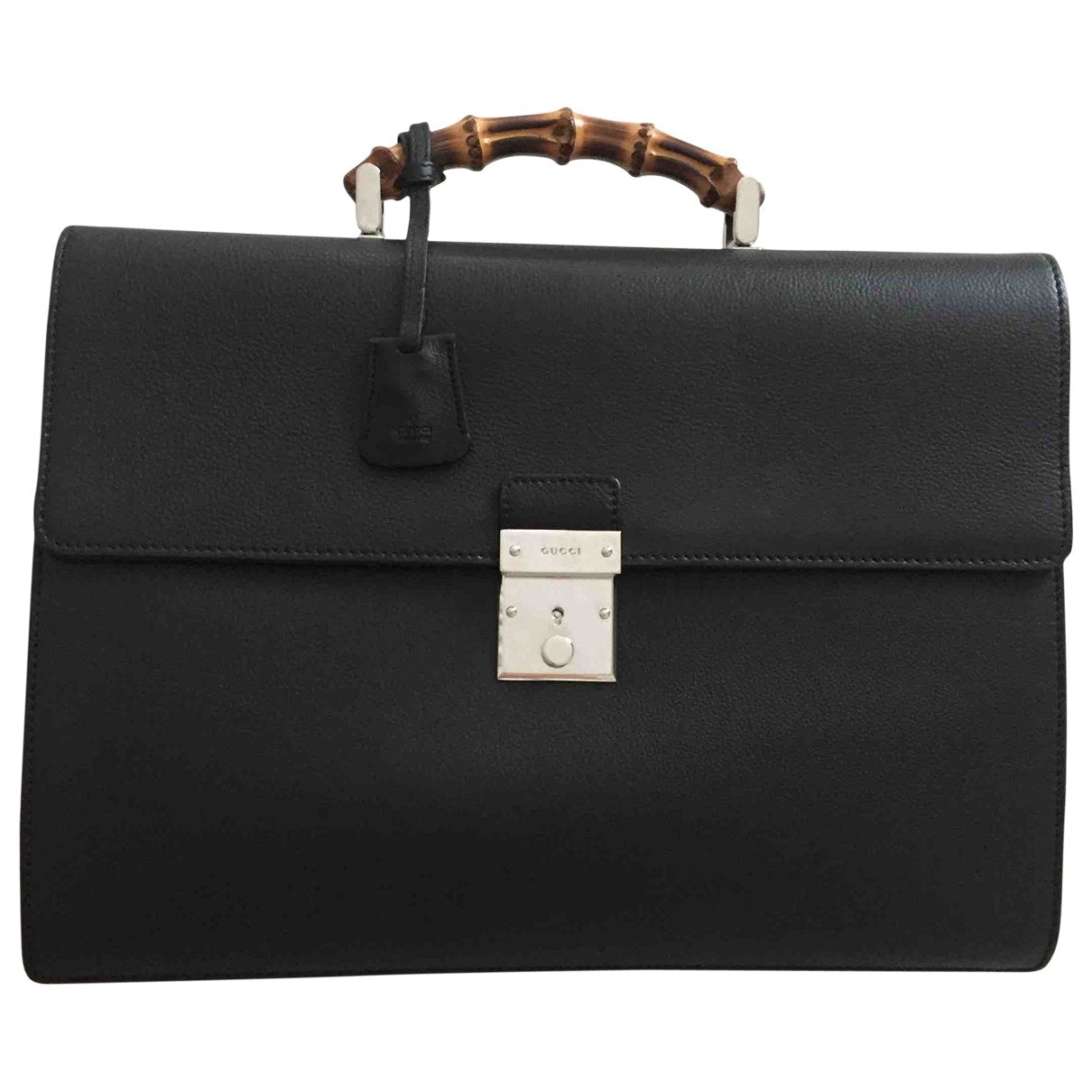 Gucci black leather bag