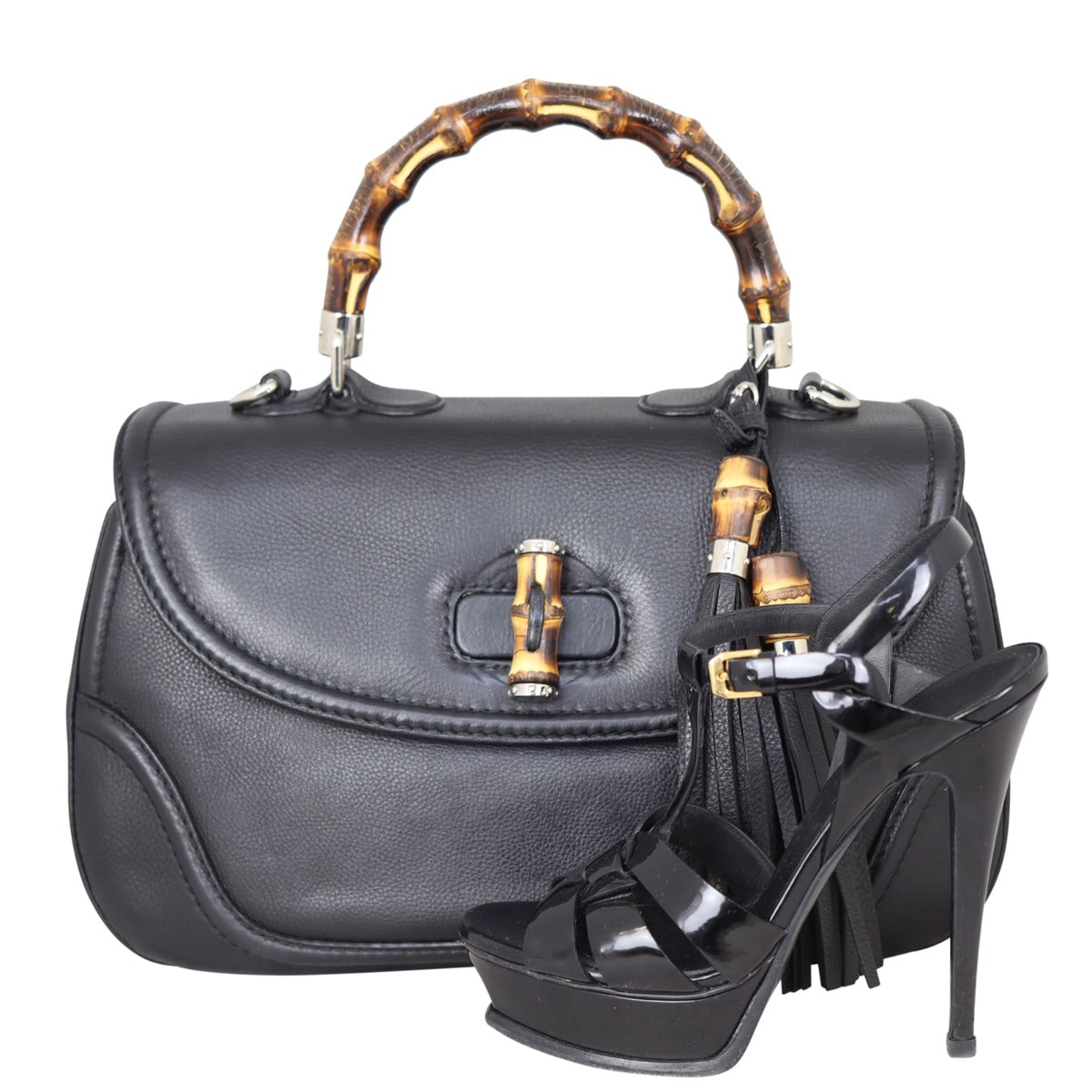 Gucci New Bamboo Top Handle Bag Large