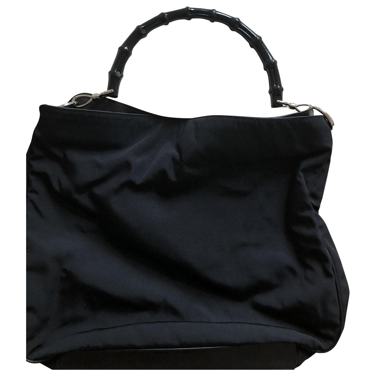 Gucci black polyester handbag