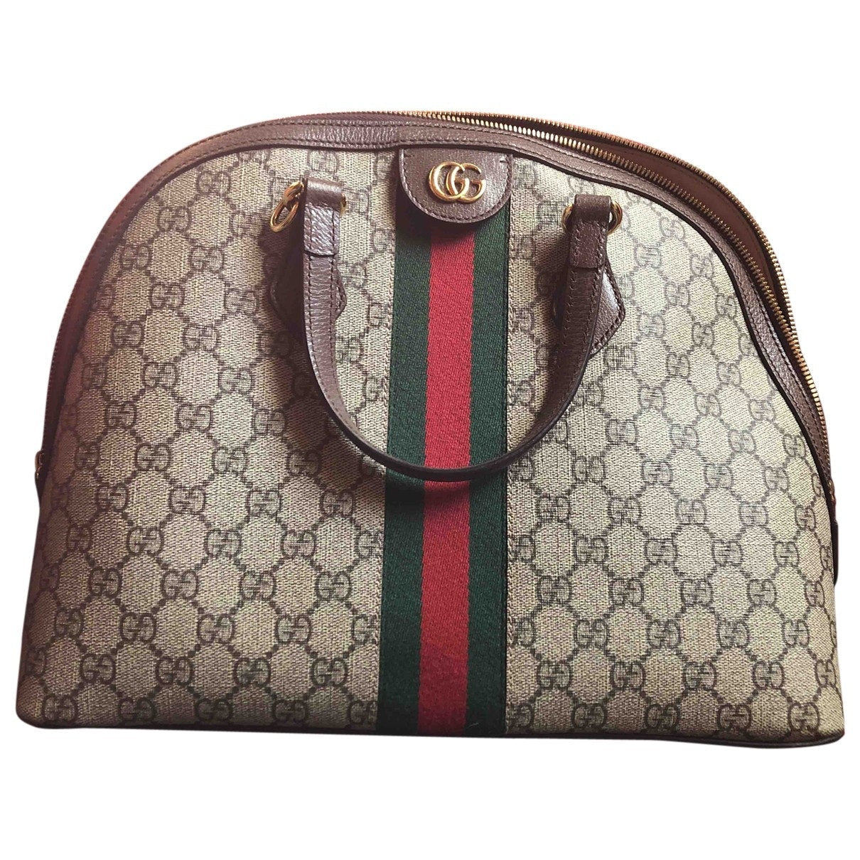 Gucci ophidia beige cloth handbag
