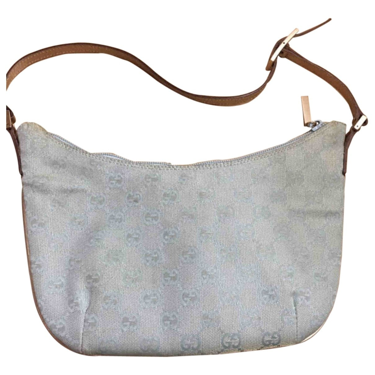 Gucci blue cloth handbag