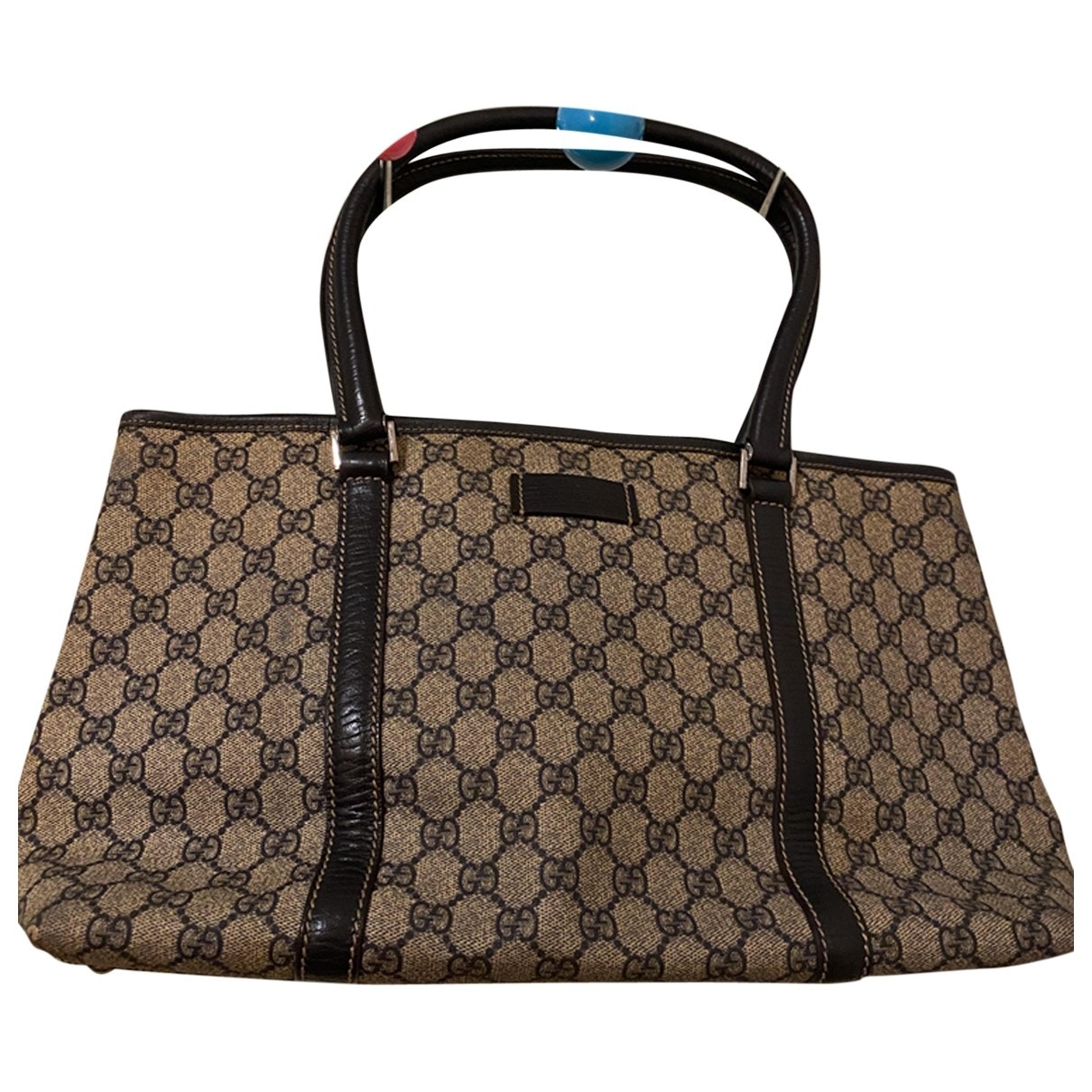 Gucci navy cloth handbag