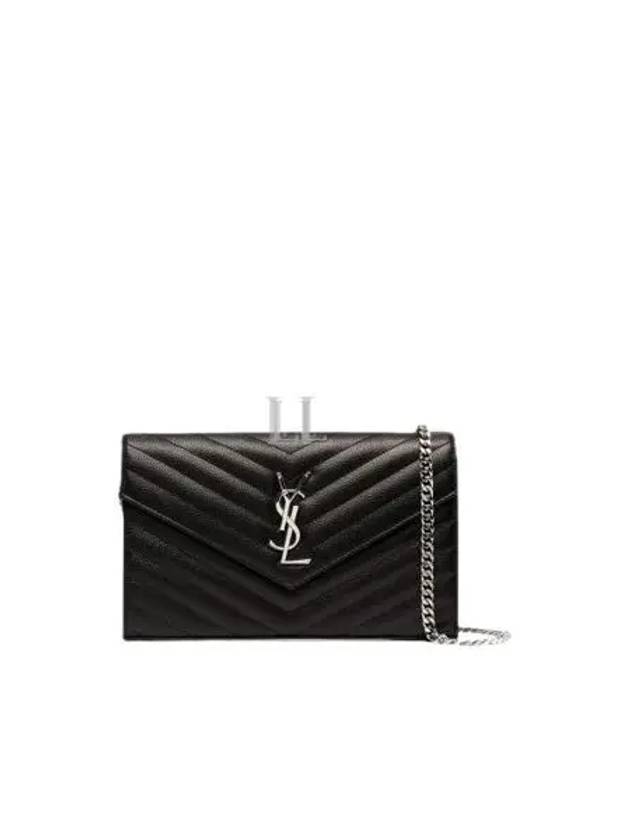YSL Saint Laurent Luxury Trending Cassandre Cross Bag In Grain De Leather Matelasse Black Travel Bag
