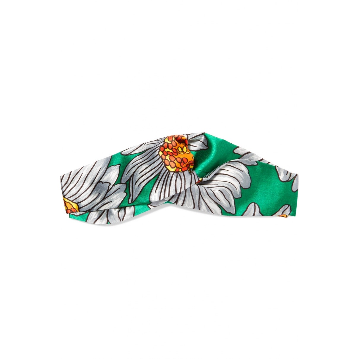 Gucci multicolour silk hair accessories