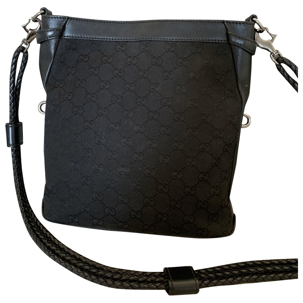 Gucci black cloth handbag