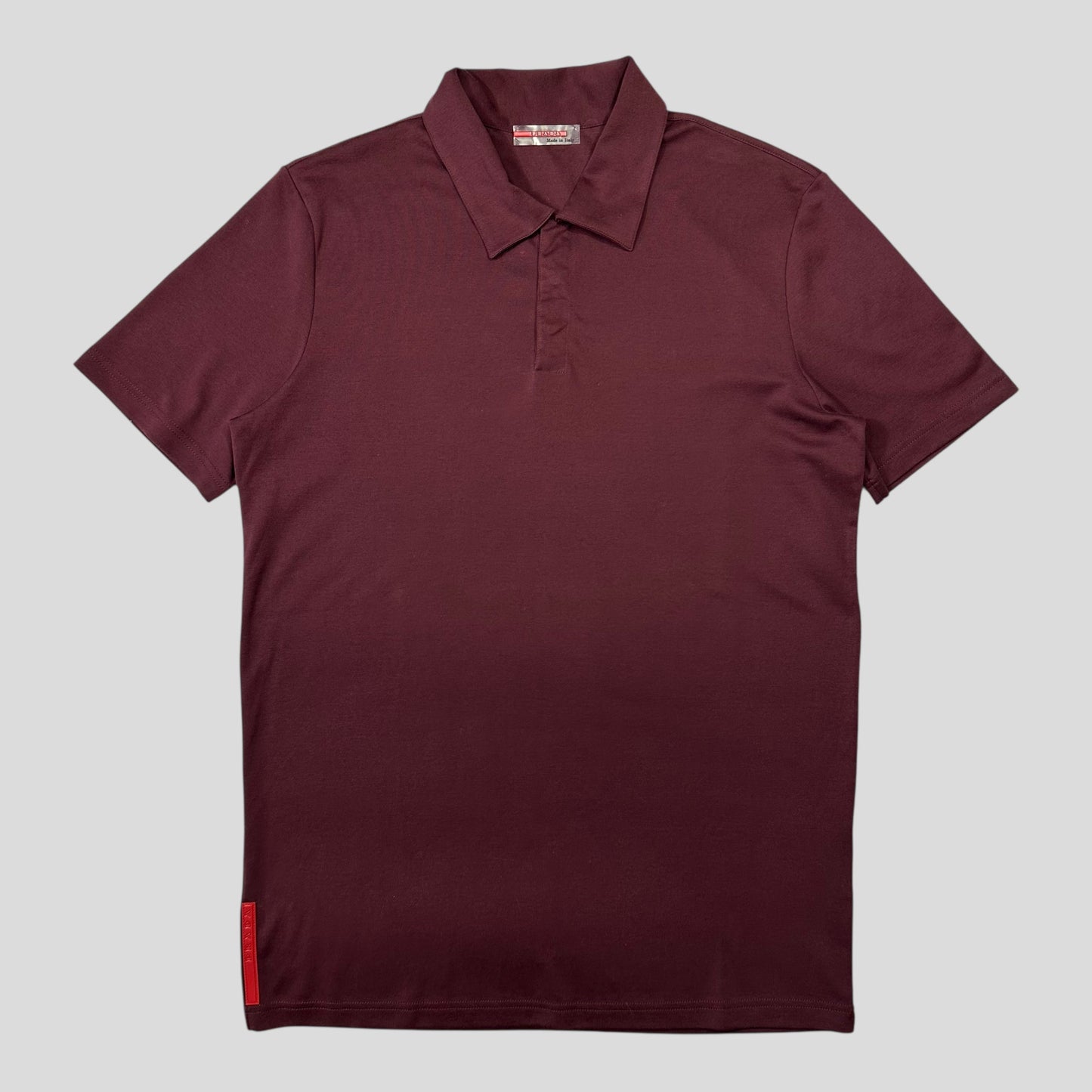 Prada Handbag Sport 00’s Burgundy Soft Cotton Detailed Shirt Nylon
