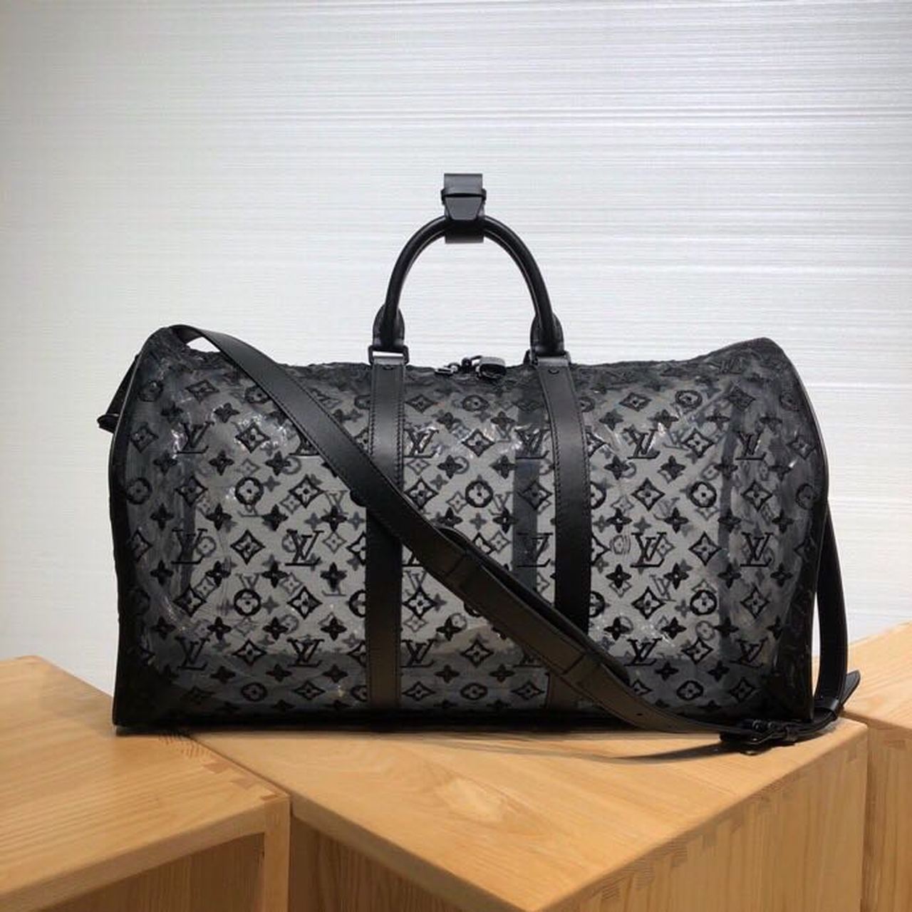 Top Quality Keepall Bandouliere By Virgil Abloh Monogram Black Crossbody Bag