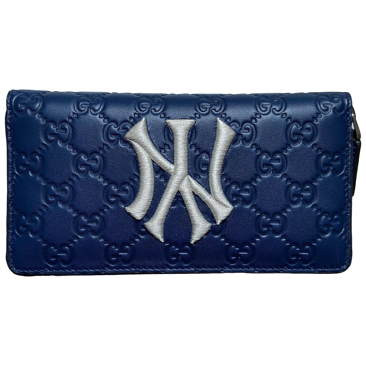 Gucci blue leather case