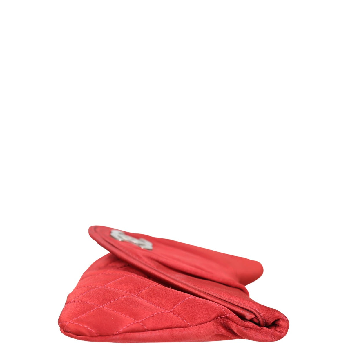 Chanel Half Moon Clutch Satin Clutch Bag