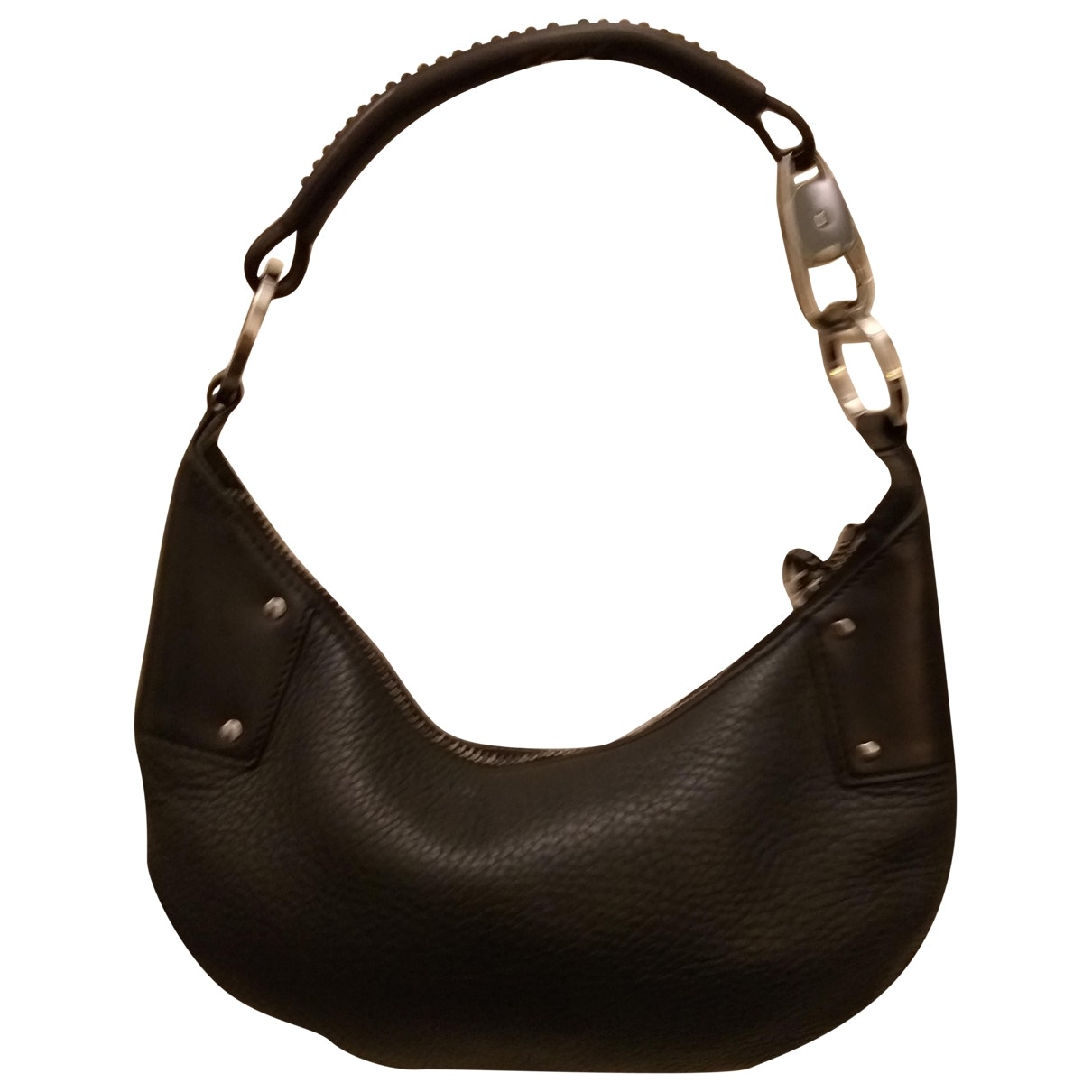 Gucci black leather handbag