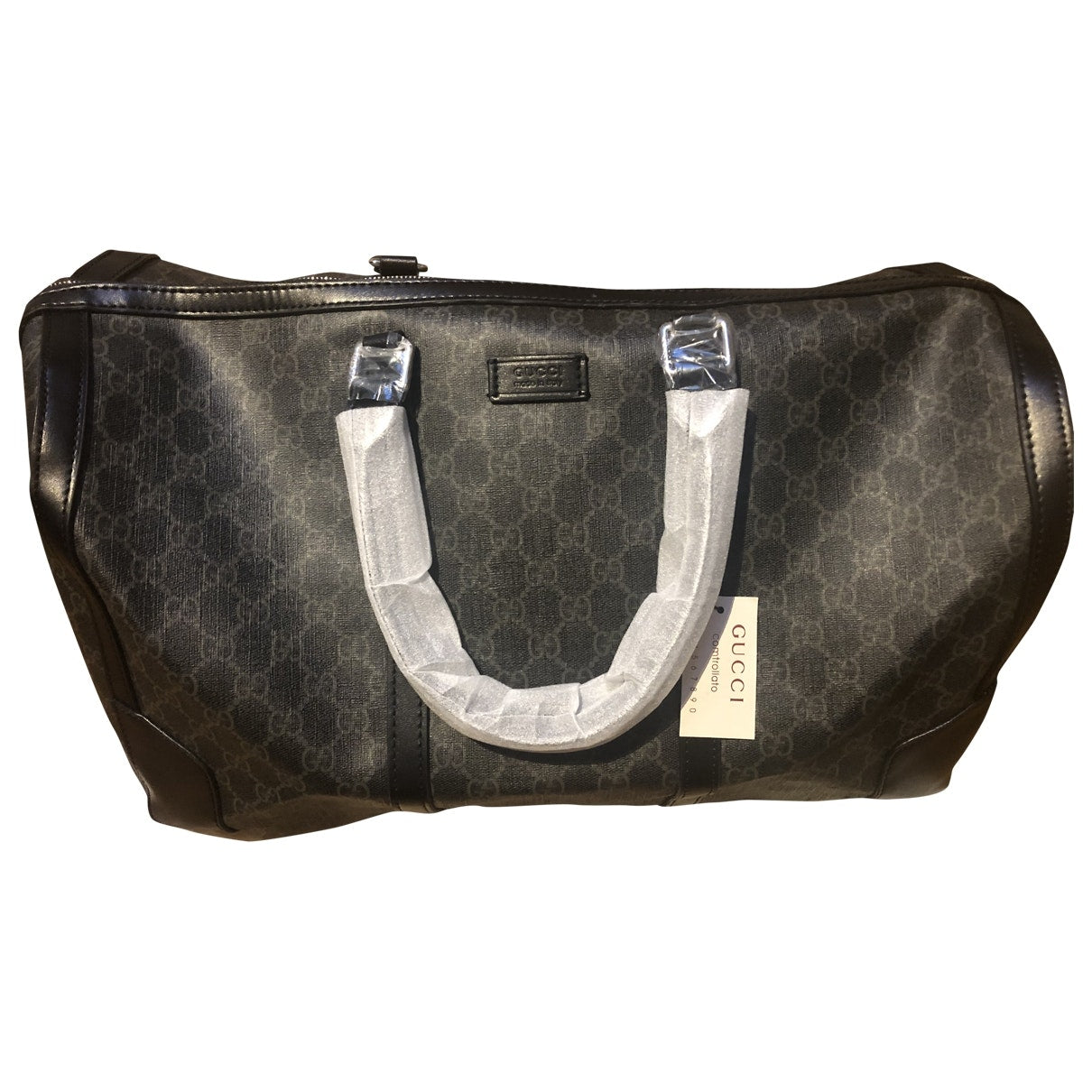 Gucci anthracite cloth bag