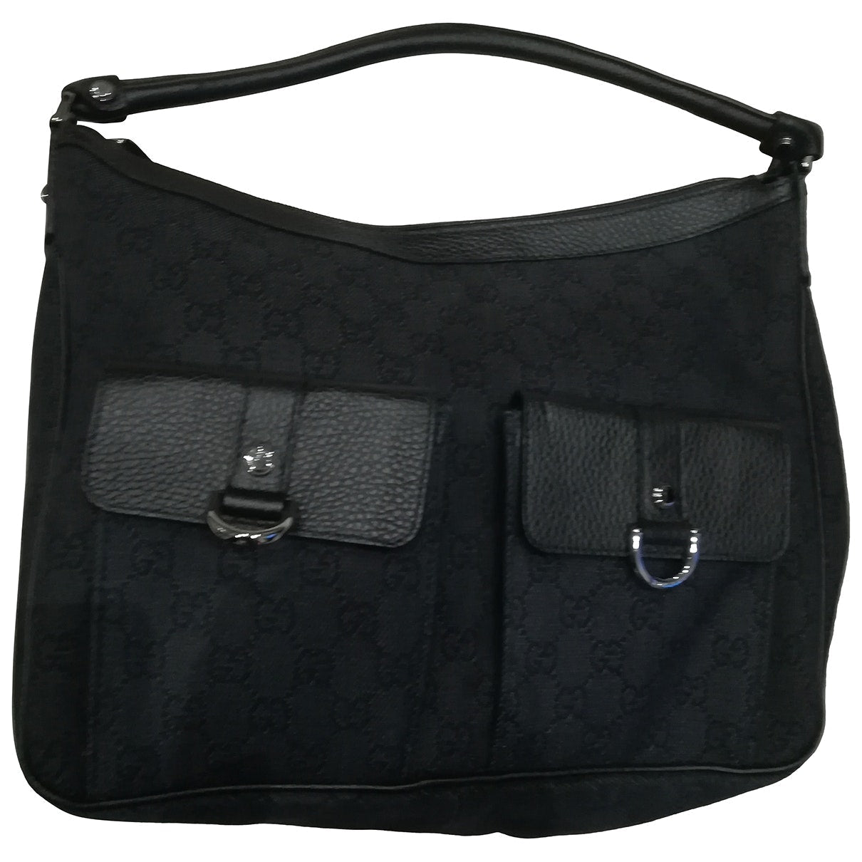 Gucci black cloth handbag