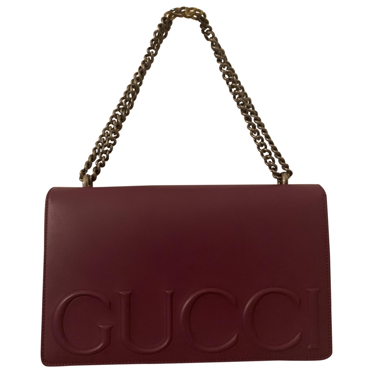 Gucci pink leather handbag
