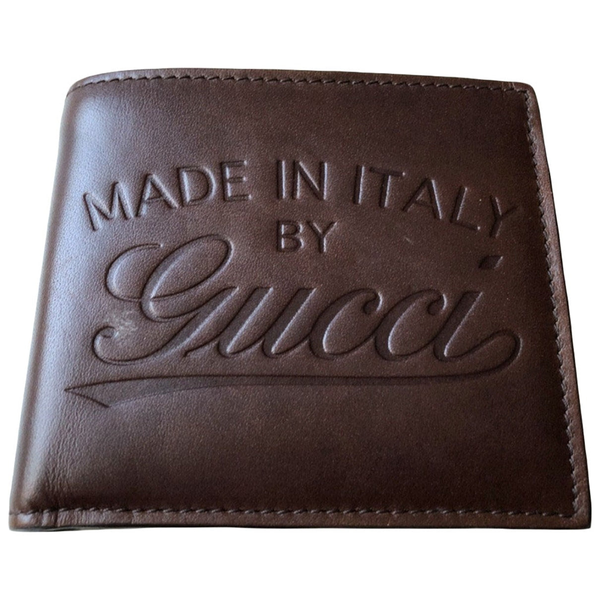 Gucci brown leather case