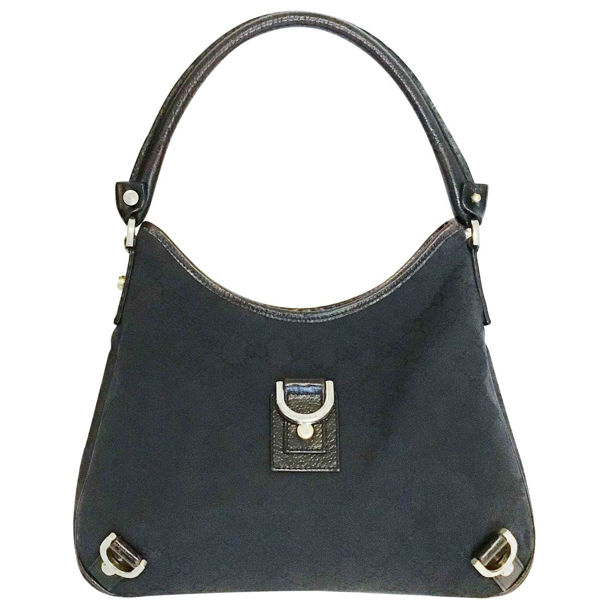 Gucci black cloth handbag