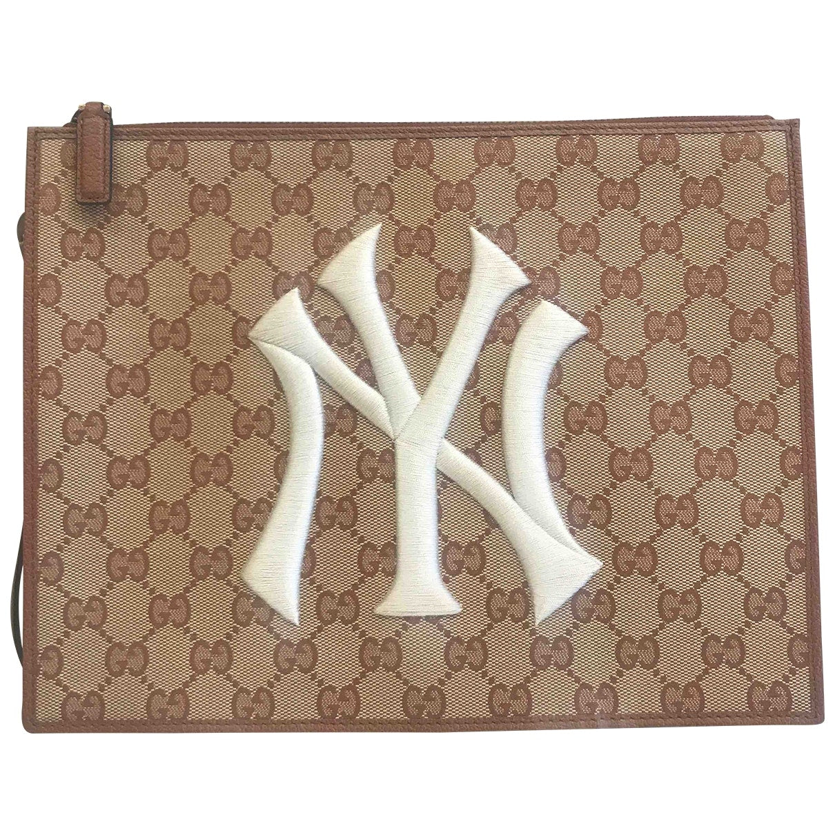 Gucci cotton clutch bag