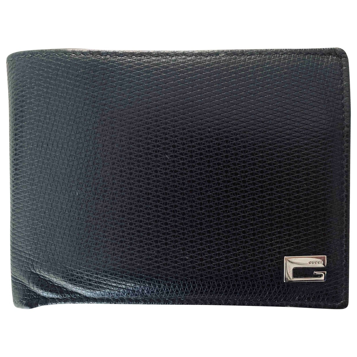 Gucci black leather case