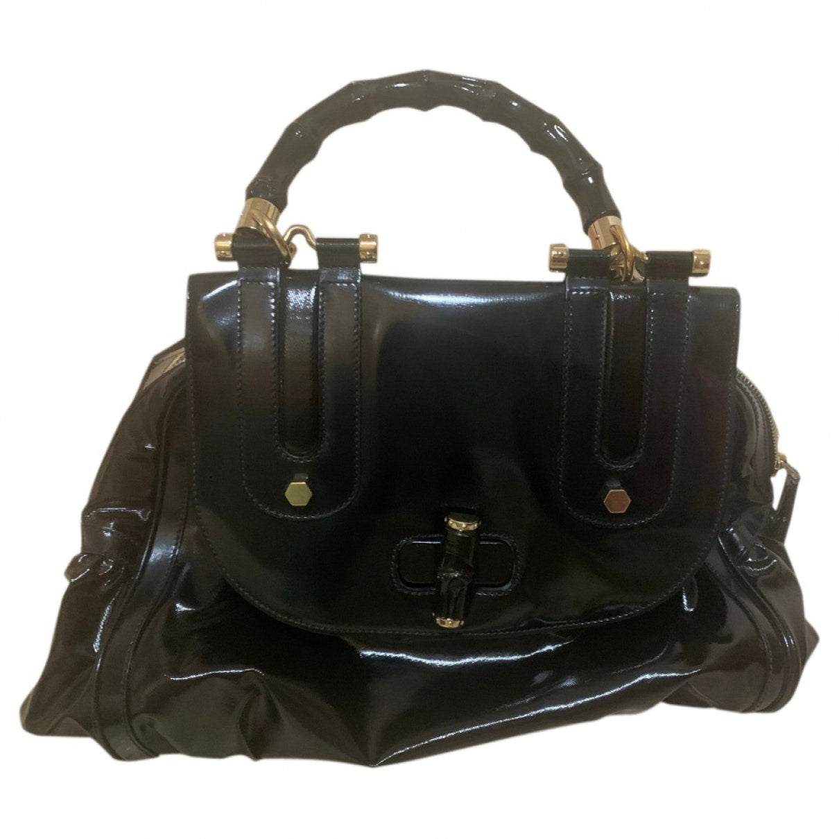 Gucci black cloth handbag