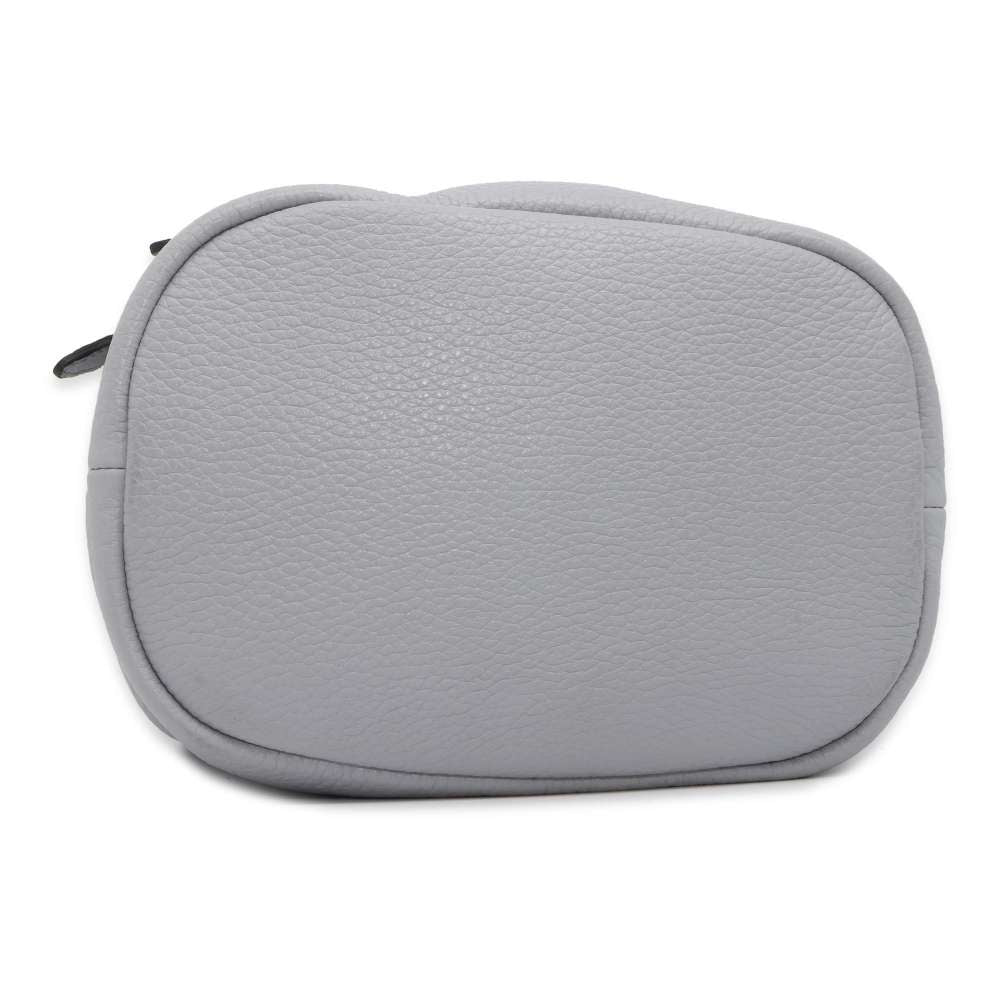 Prada Shoulder Bag Leather Blue Bucket