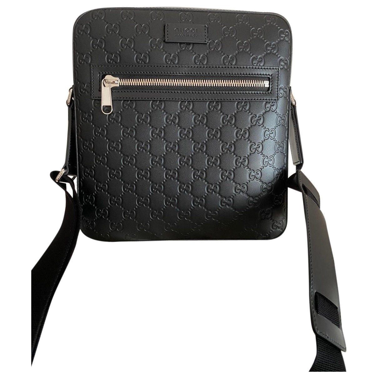 Gucci black leather bag
