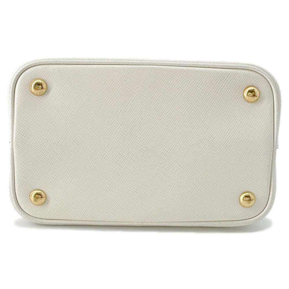 Prada Panier 2Wayshoulder Luxury Handbag Leather White Shoulder Bag