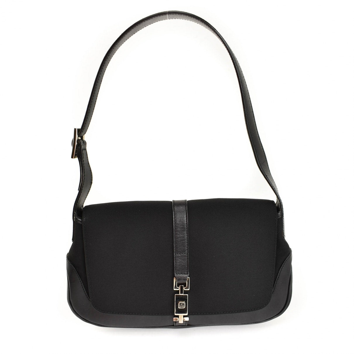 Gucci jackie black cloth handbag