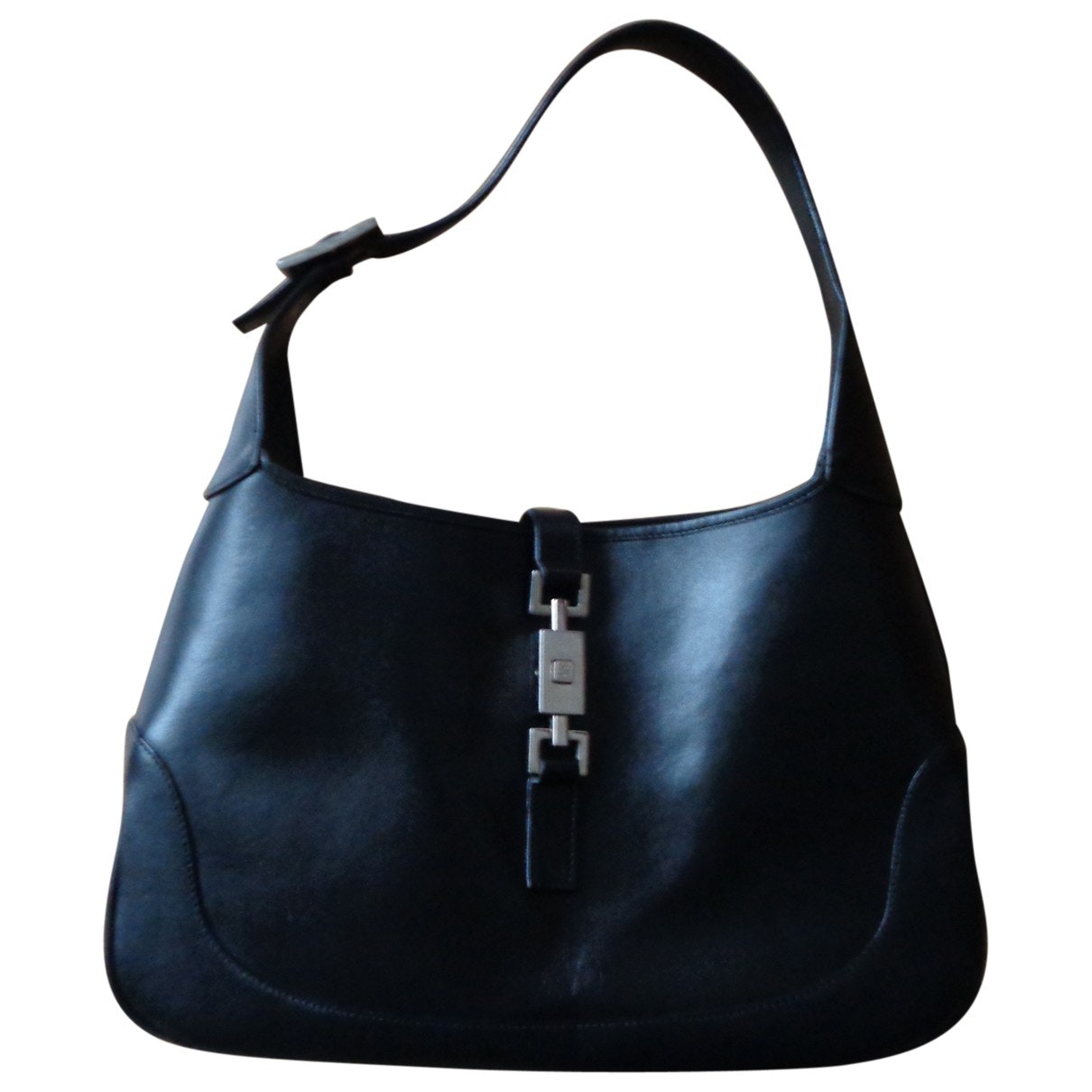 Gucci jackie black leather handbag