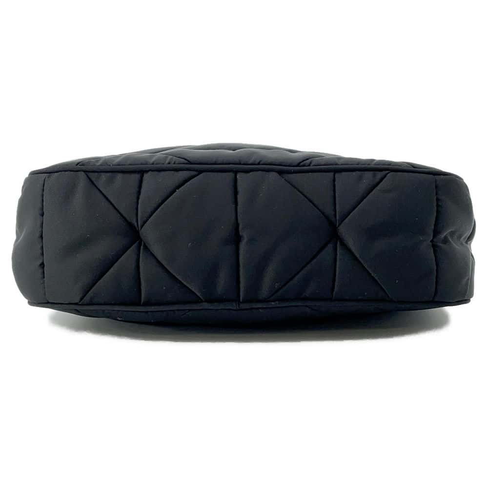 Prada Tessuto Quilt Shoulder Bag Nylon Black