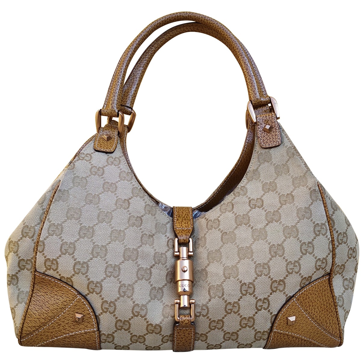 Gucci beige cloth handbag