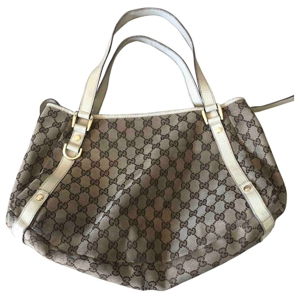 Gucci beige cloth handbag
