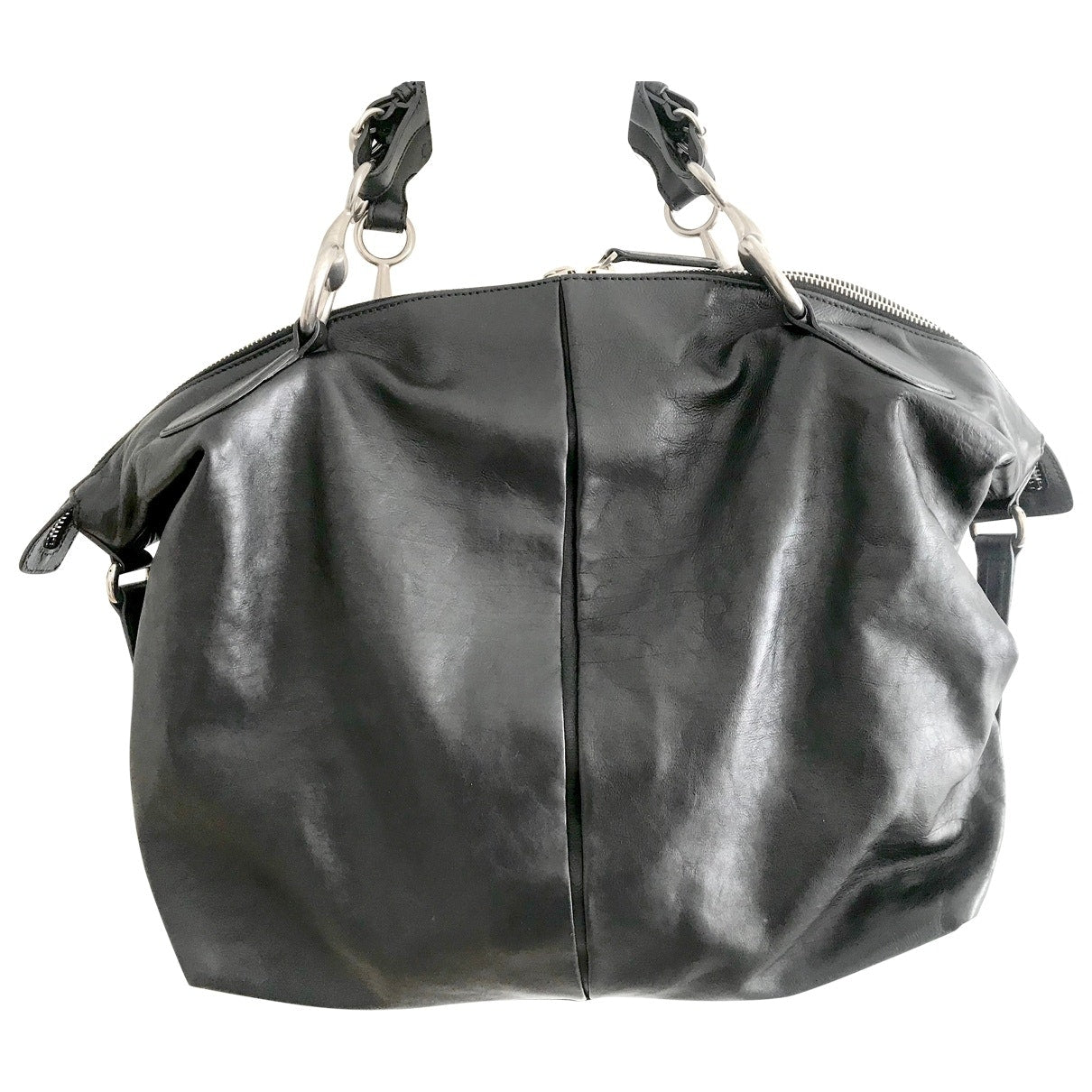 Gucci black leather handbag