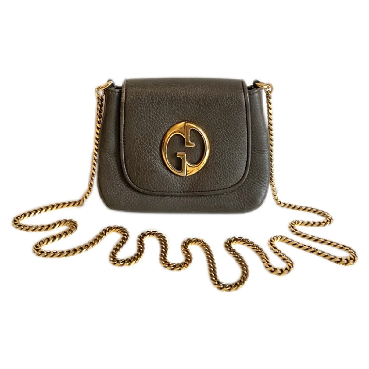 Gucci 1973 brown leather handbag