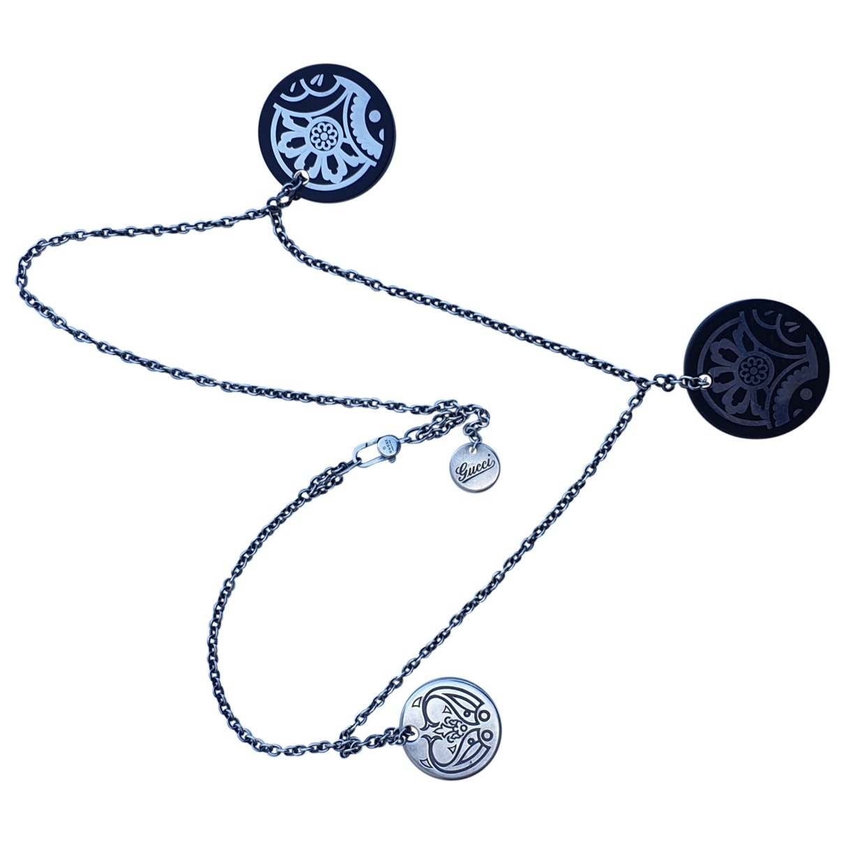 Gucci silver silver pendants
