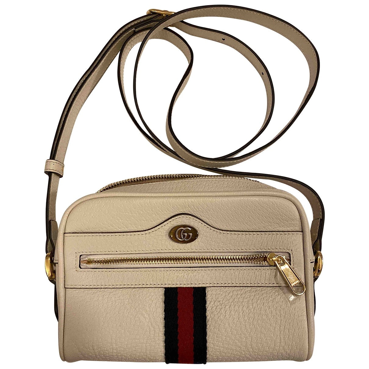 Gucci ophidia beige leather handbag
