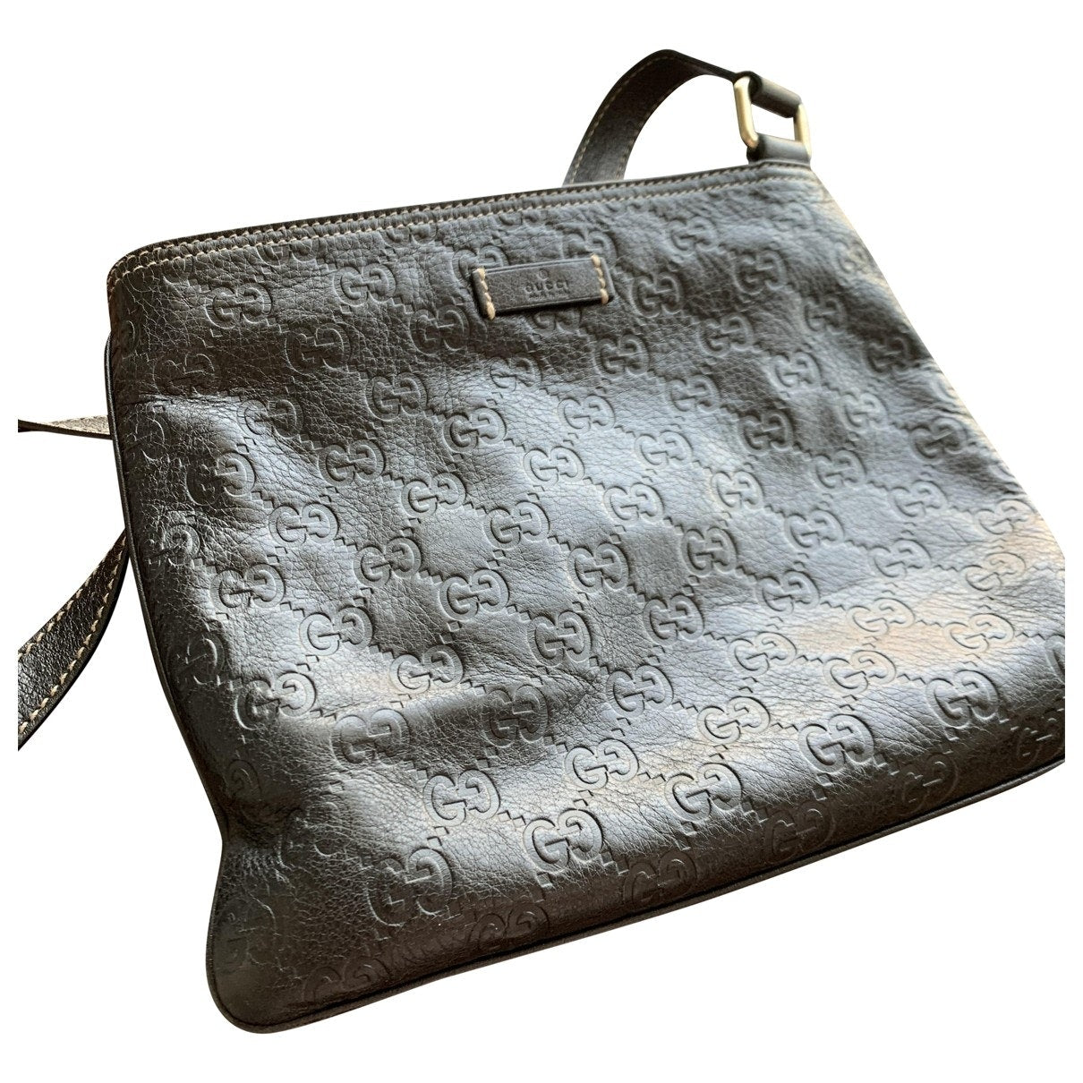 Gucci black leather handbag