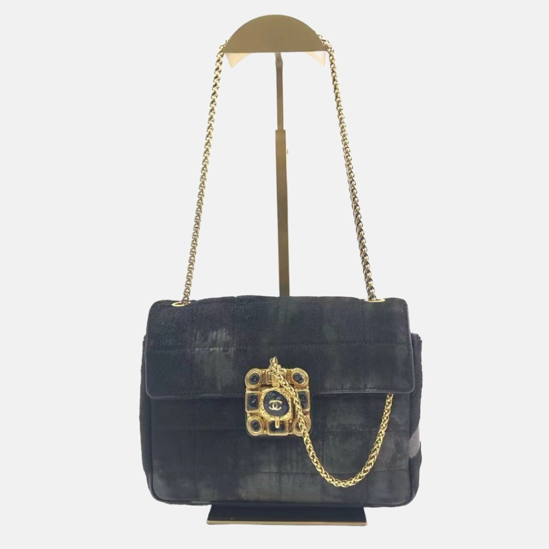 Chanel Paris Byzance Limited Edition Pony Hair Leather Handbag