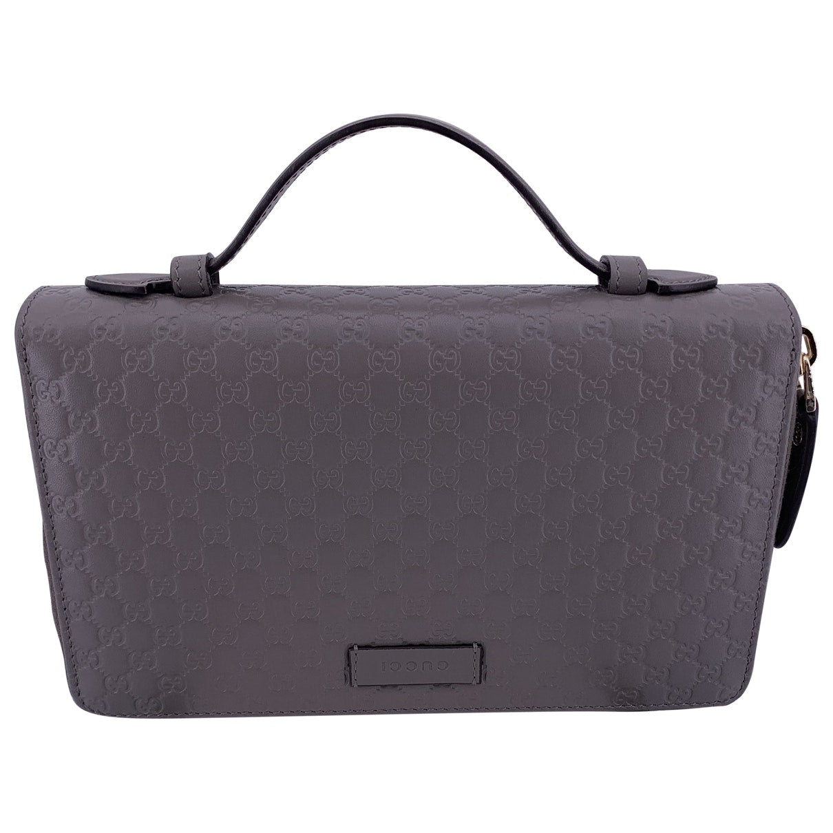 Gucci grey leather case