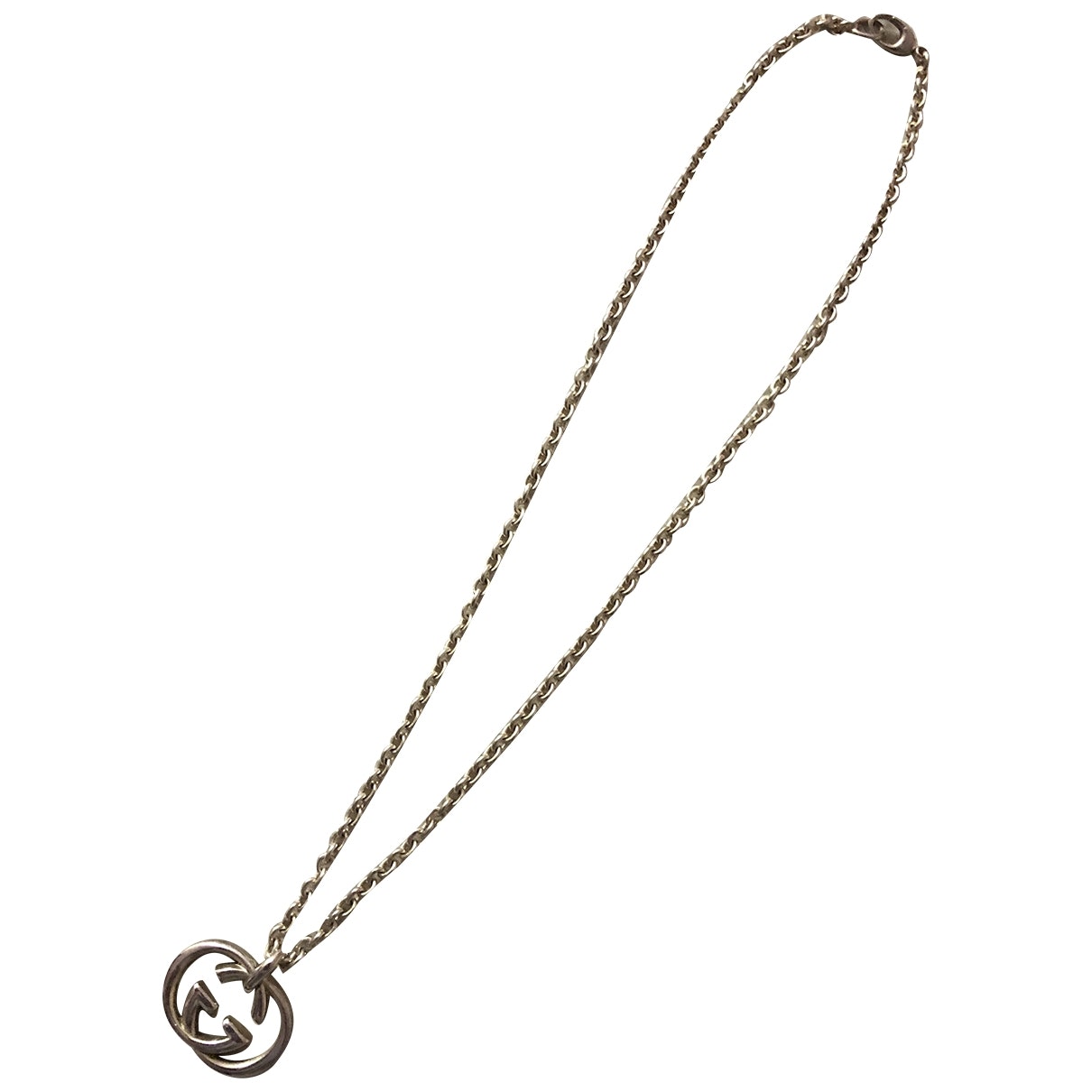 Gucci icon silver silver necklaces