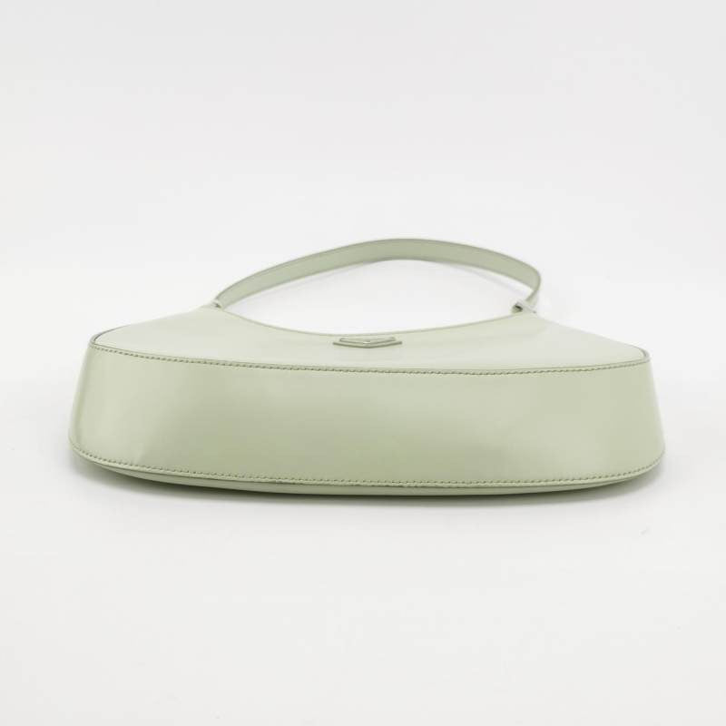 Prada Cleo Smooth Shoulder Bag Leather Green