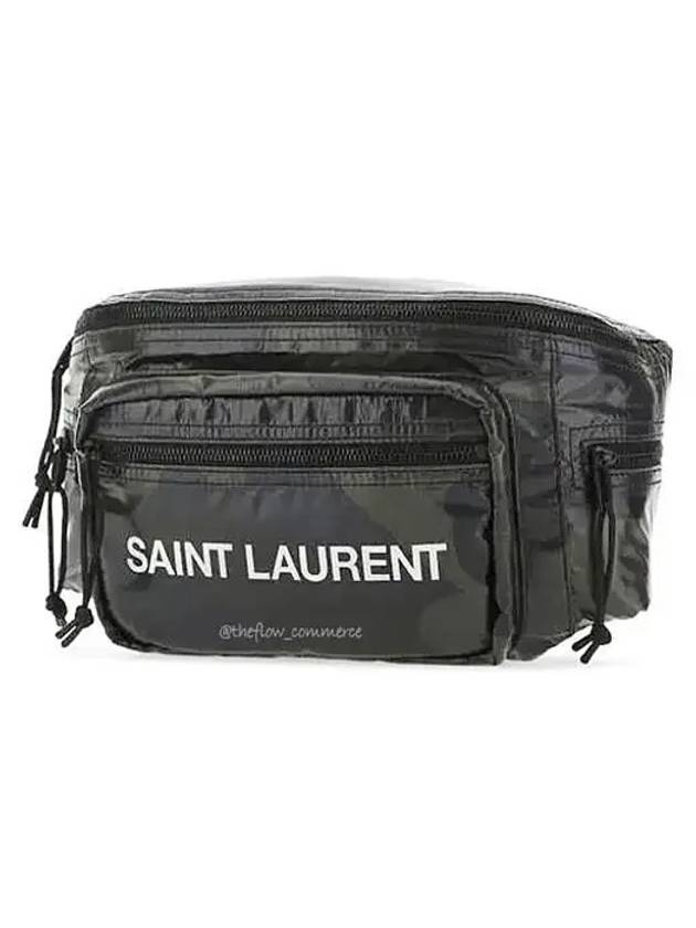 YSL Saint Laurent Luxury Trending Nuxx Cross Bag Camo Nylon Logo Travel Bag