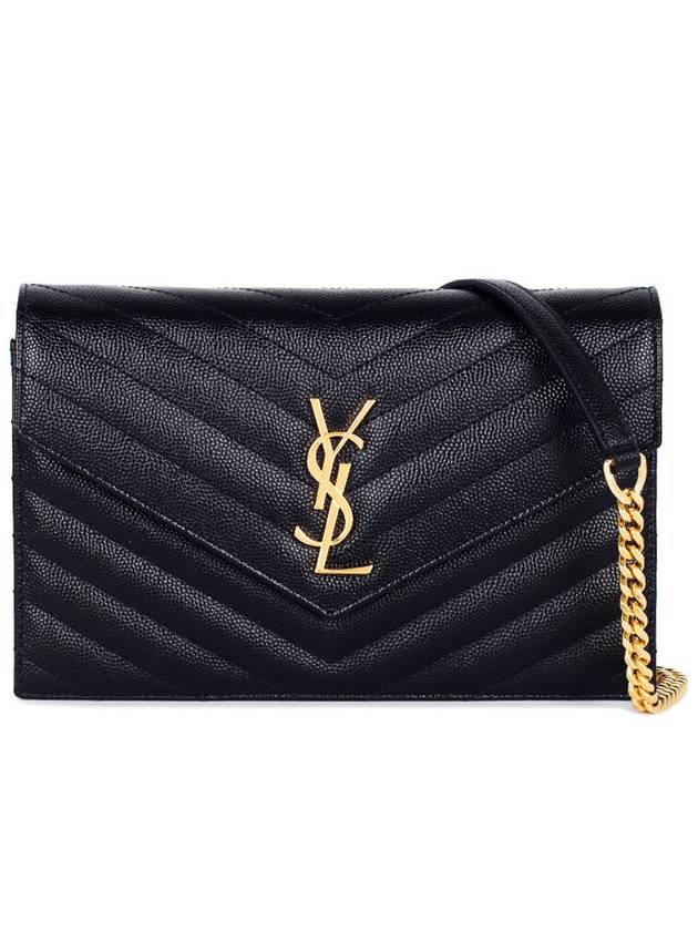 YSL Saint Laurent Saint Laurent Trending Cassandre Envelope Chain Cross Leather Matelasse Travel Bag
