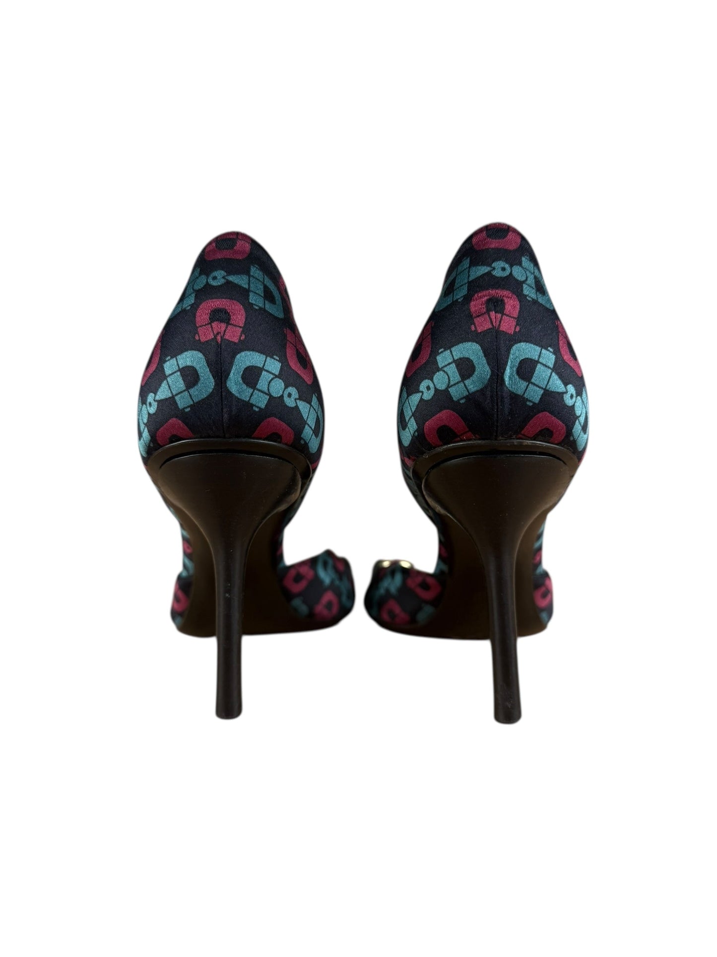 Gucci Horsebit Open Toe Pumps