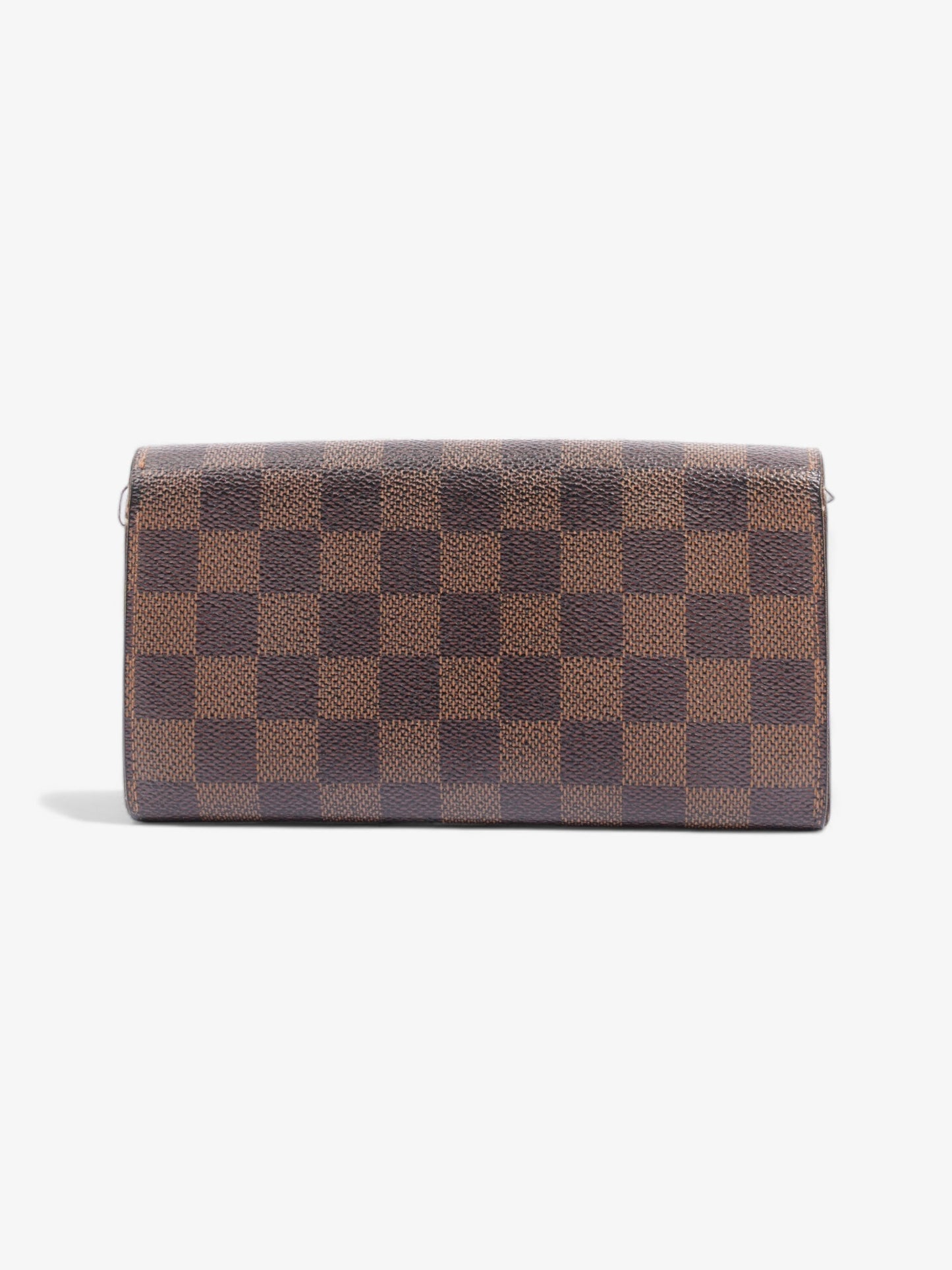 Louis Vuitton Portefeuille Sarah Ebene Coated Canvas Damier Wallet Case