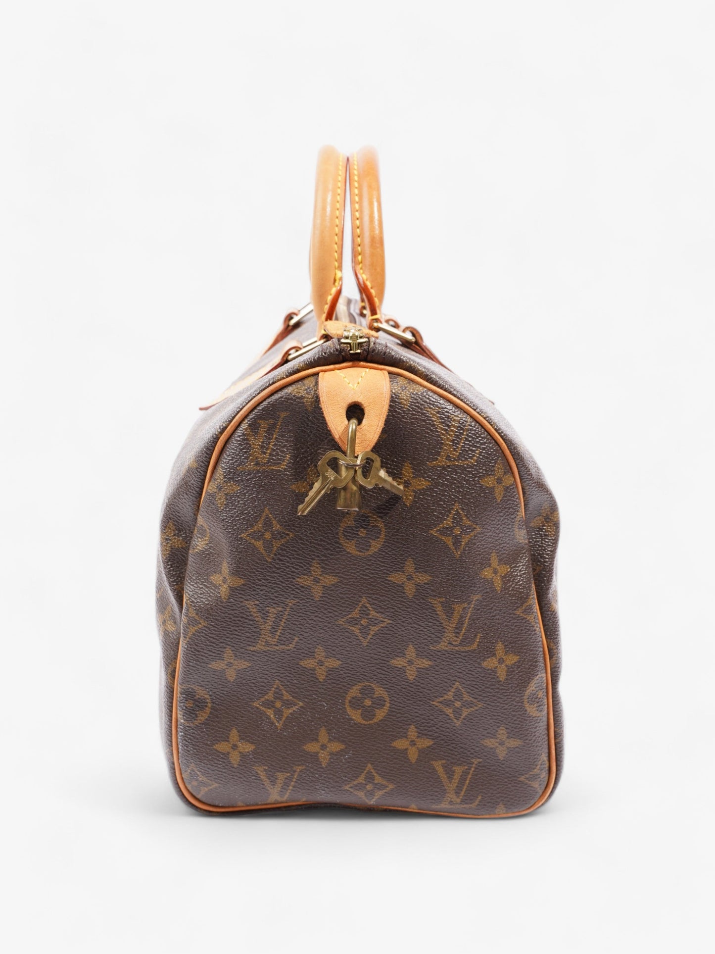Louis Vuitton Speedy Coated 30 Monogram Canvas Coated Canvas Apparel Canvas 34