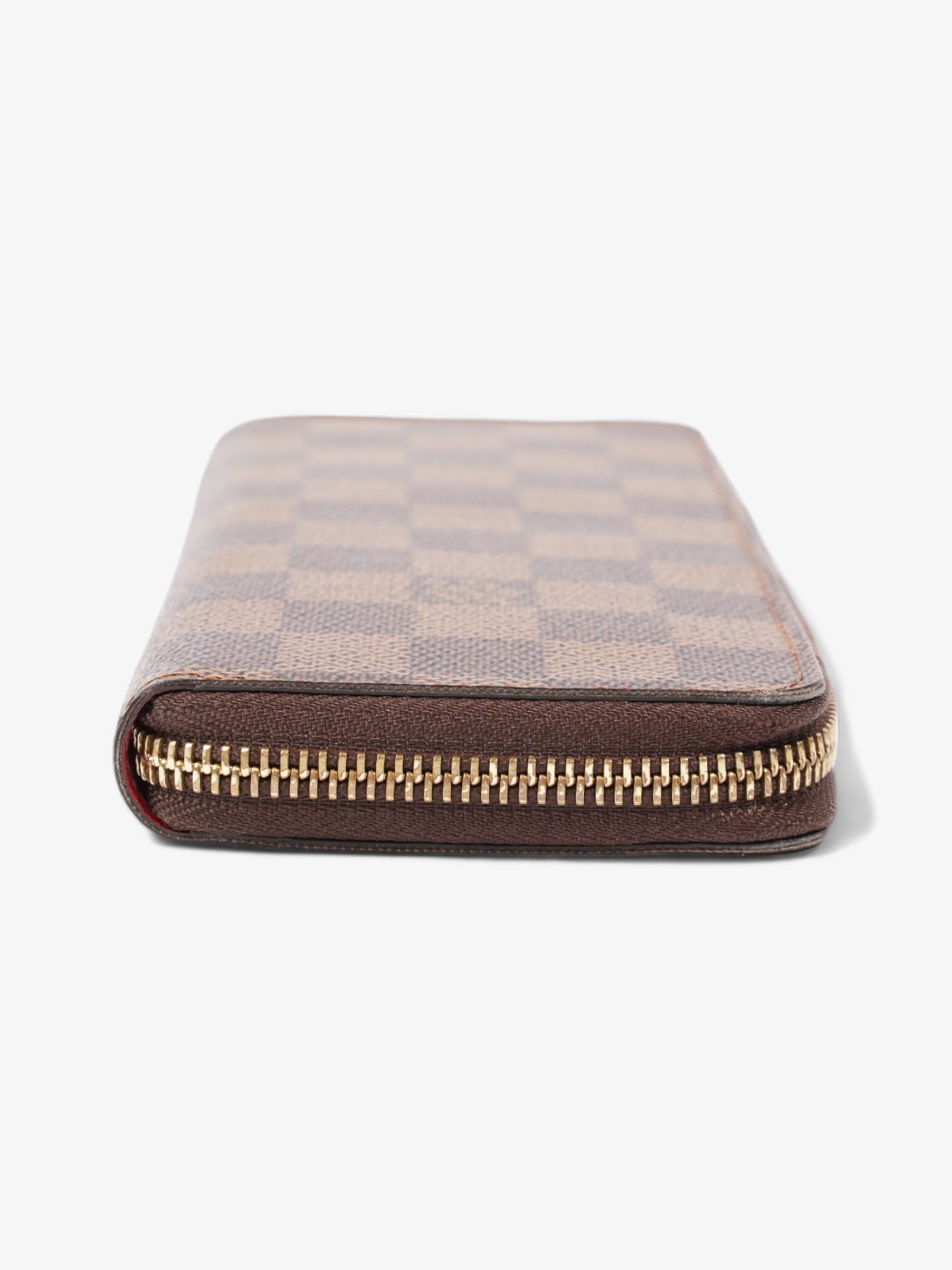 Louis Vuitton Clemence Coated Monogram Canvas Coated Canvas Red Wallet Case
