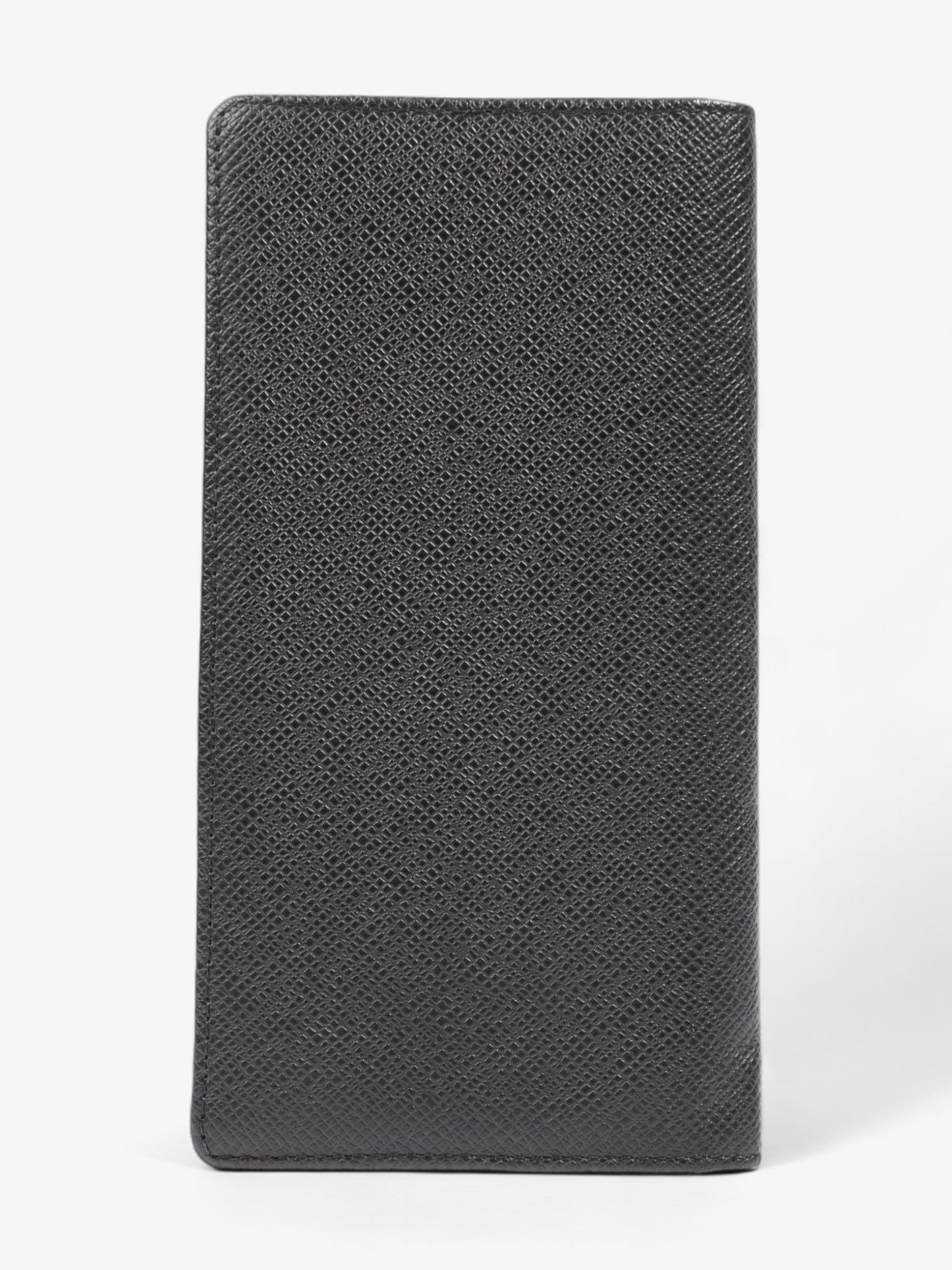 Louis Vuitton Long Bifold Leather Black Wallet Case