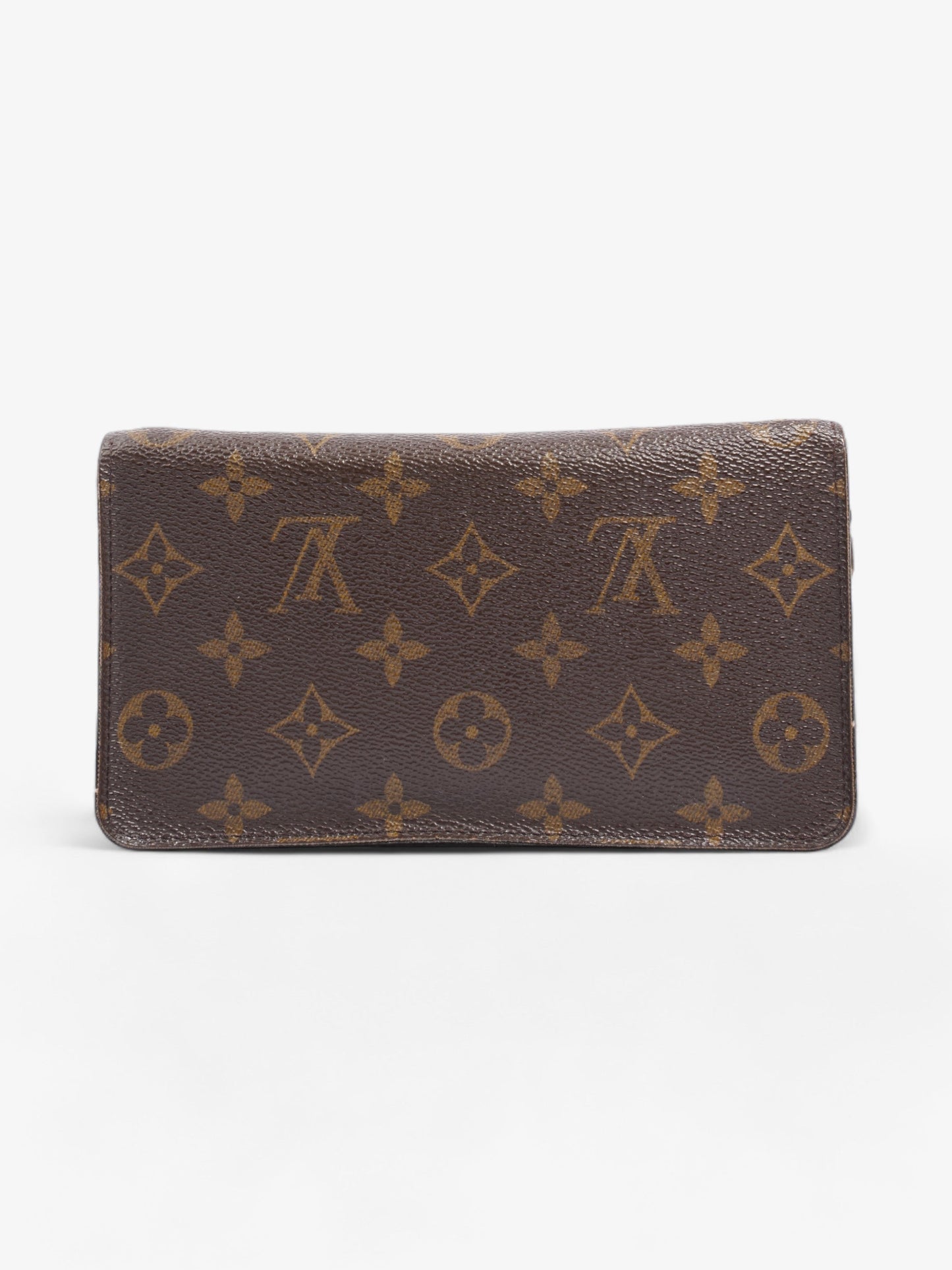 Louis Vuitton Zip Around Coated Monogram Canvas Coated Canvas Wallet Case