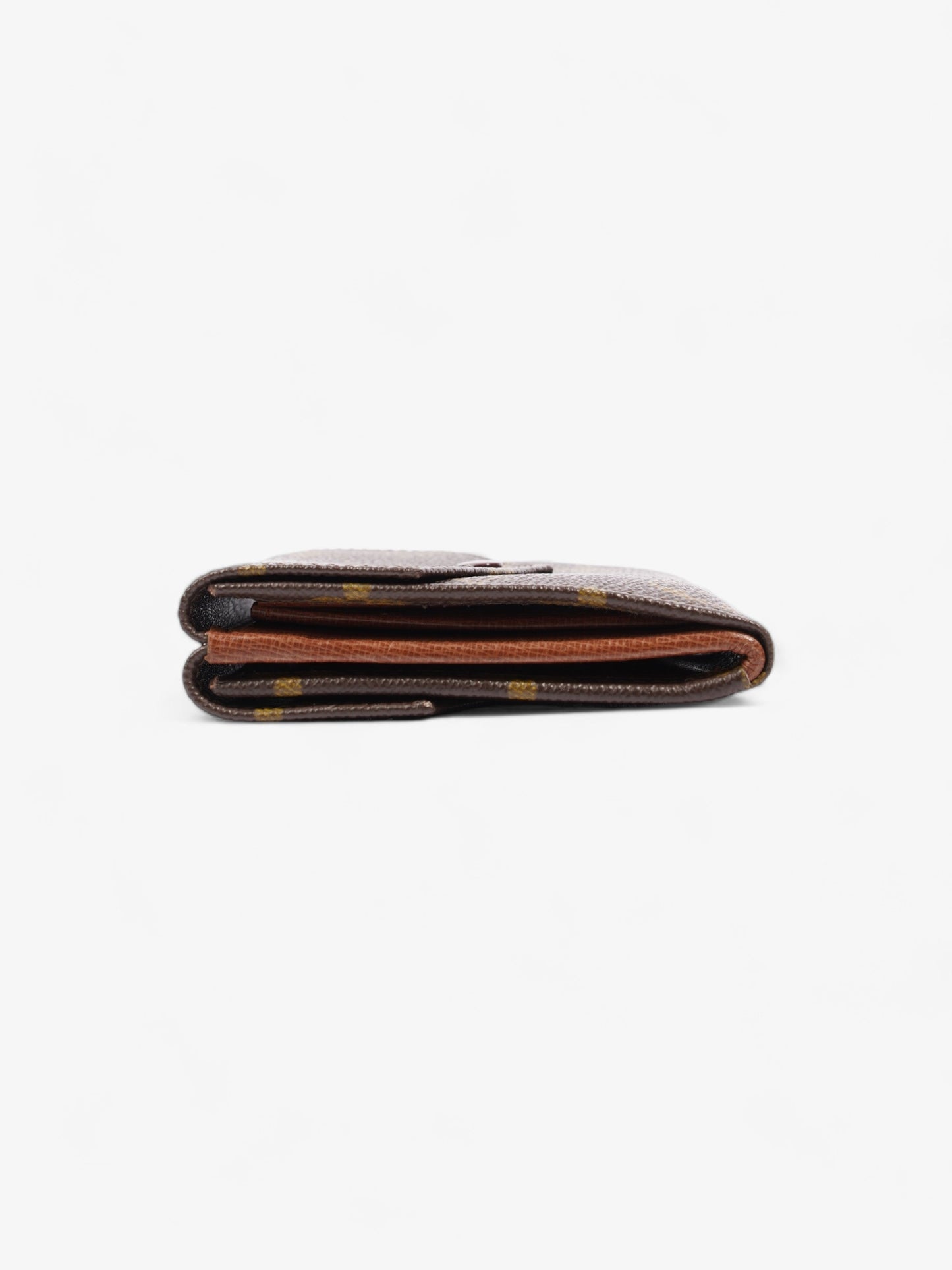 Louis Vuitton Compact Coated Monogram Canvas Coated Canvas Wallet Case Canvas 2
