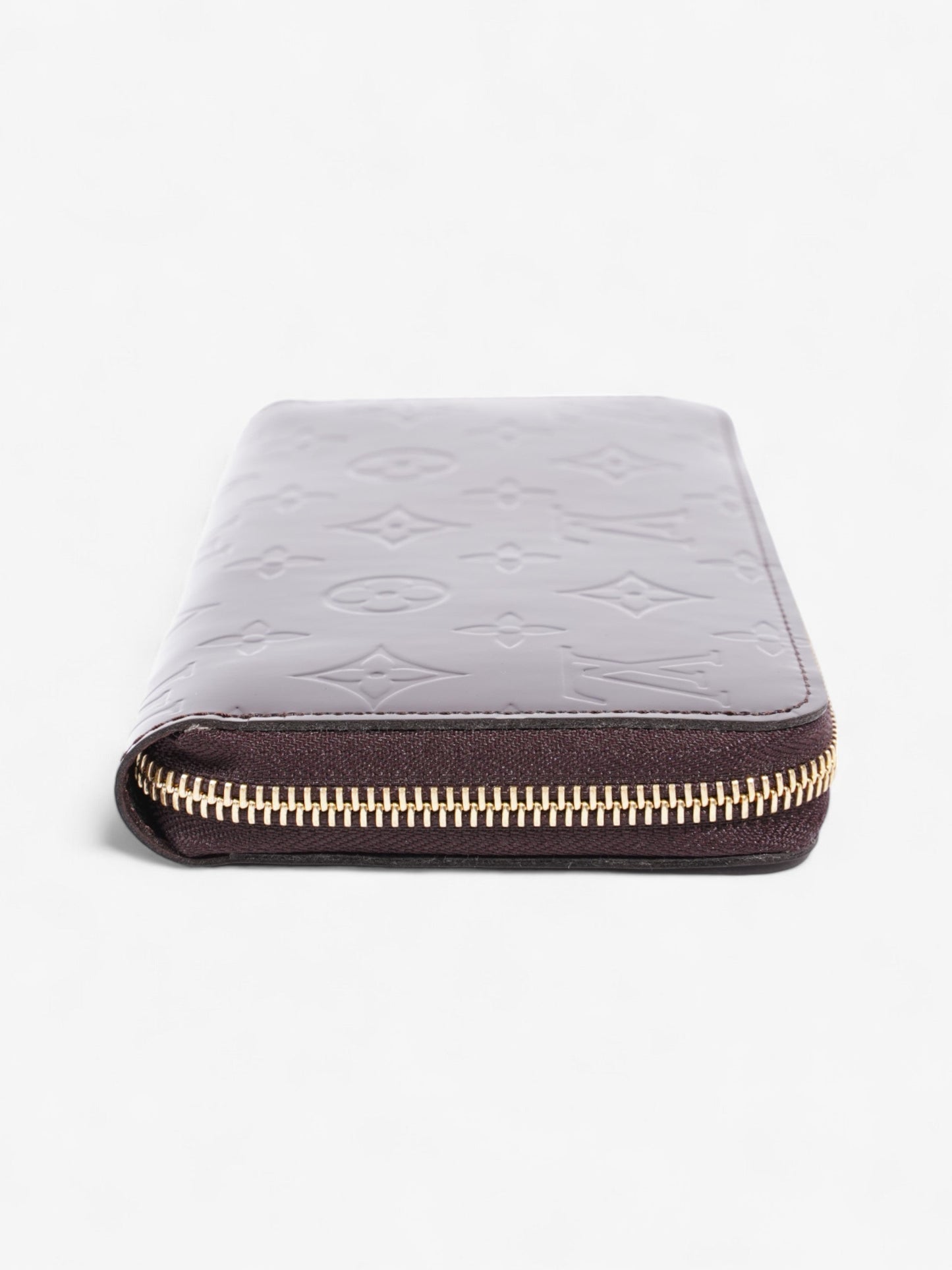 Louis Vuitton Zippy Amarante Vernis Leather Wallet Case Vernis Leather