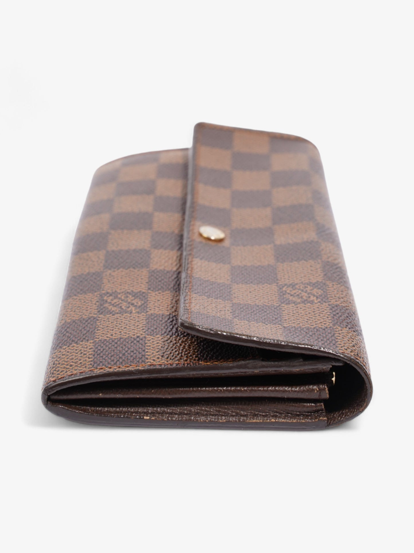 Louis Vuitton Sarah Ebene Coated Canvas Damier Wallet Case 6